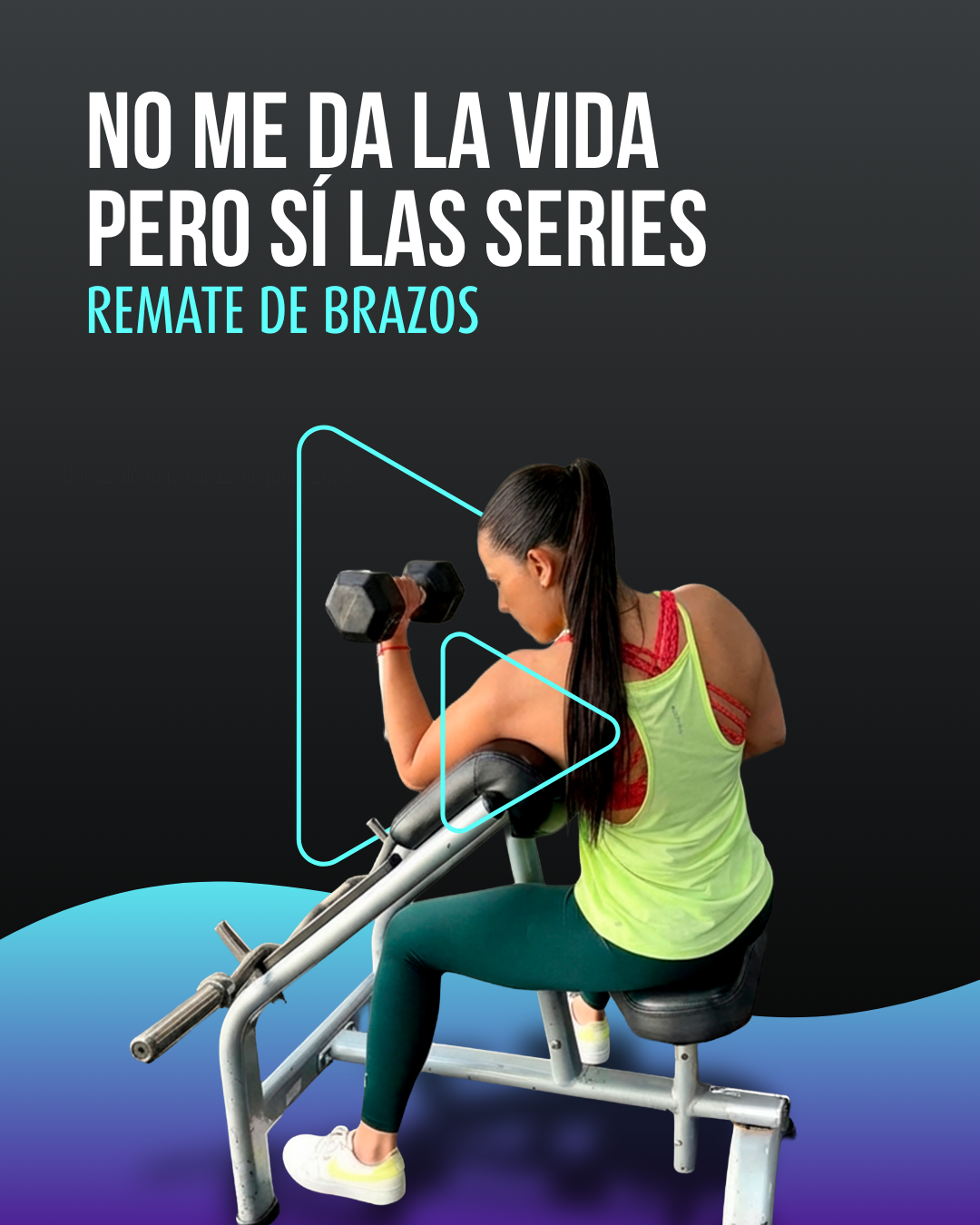 No me da la vida pero sí las series (remate de brazos)