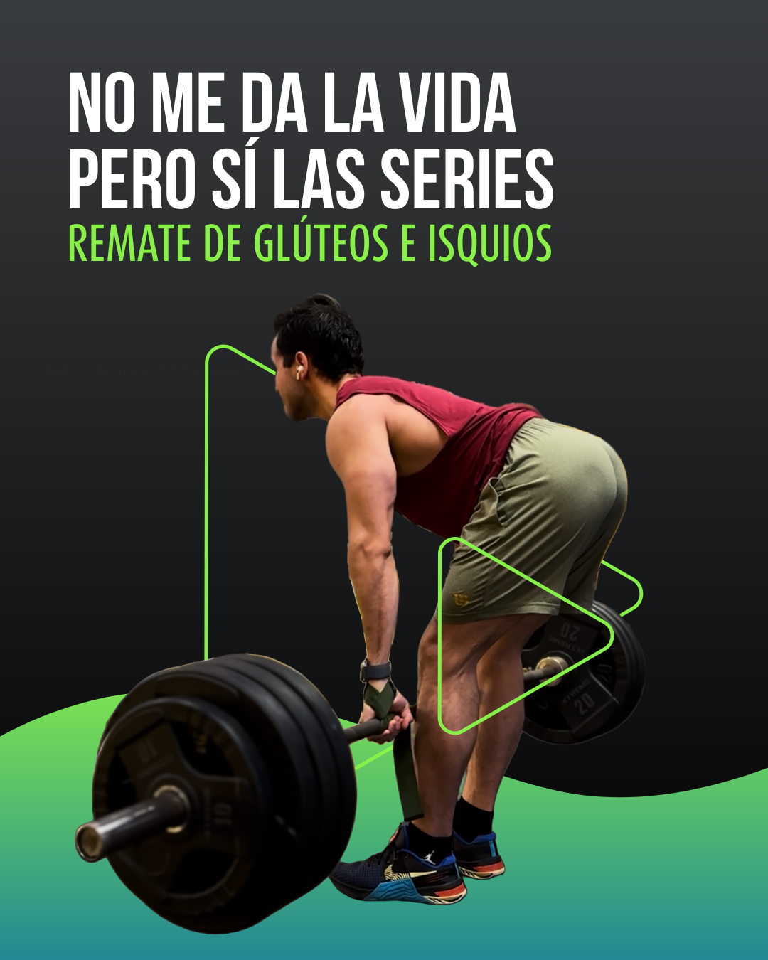 No me da la vida pero sí las series (remate de glúteos e isquios)
